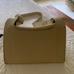 Cuyana handbag, never used. Ecru pebbled leather . Originally $348.